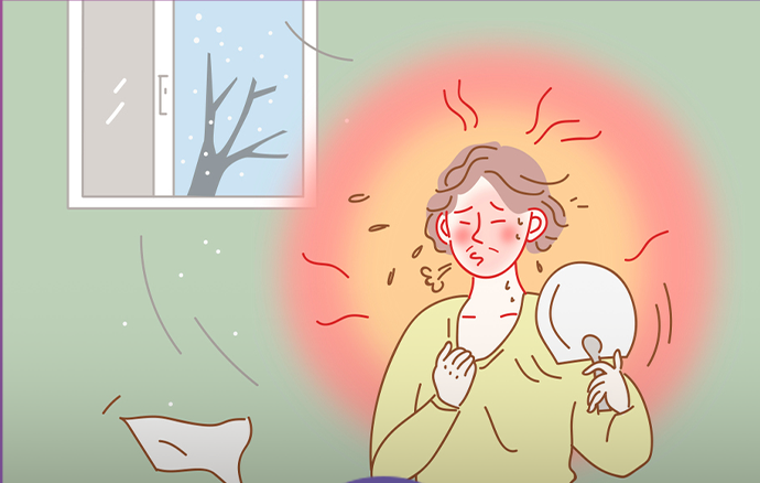 갱년기, 몸과 마음이 동시에 흔들린다면? 관련 해부 구조 그림